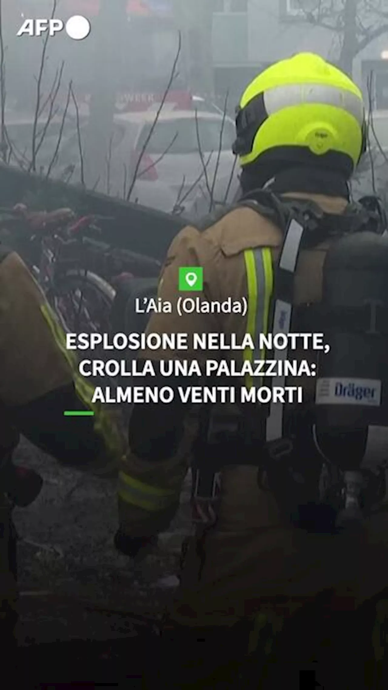 Esplosione nella notte all'Aia, crolla una palazzina: almeno venti morti