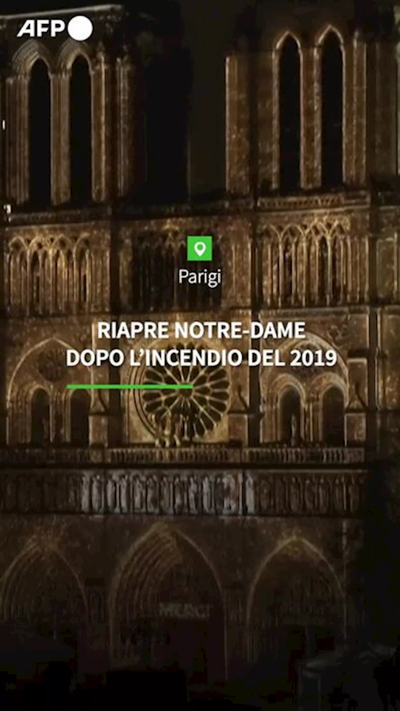 Riapre Notre-Dame dopo l'incendio del 2019