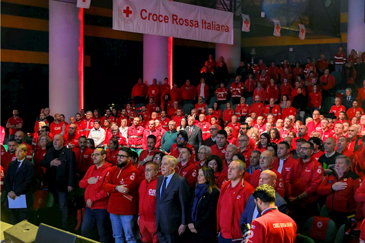 Tajani all'assemblea nazionale della Croce Rossa Italiana