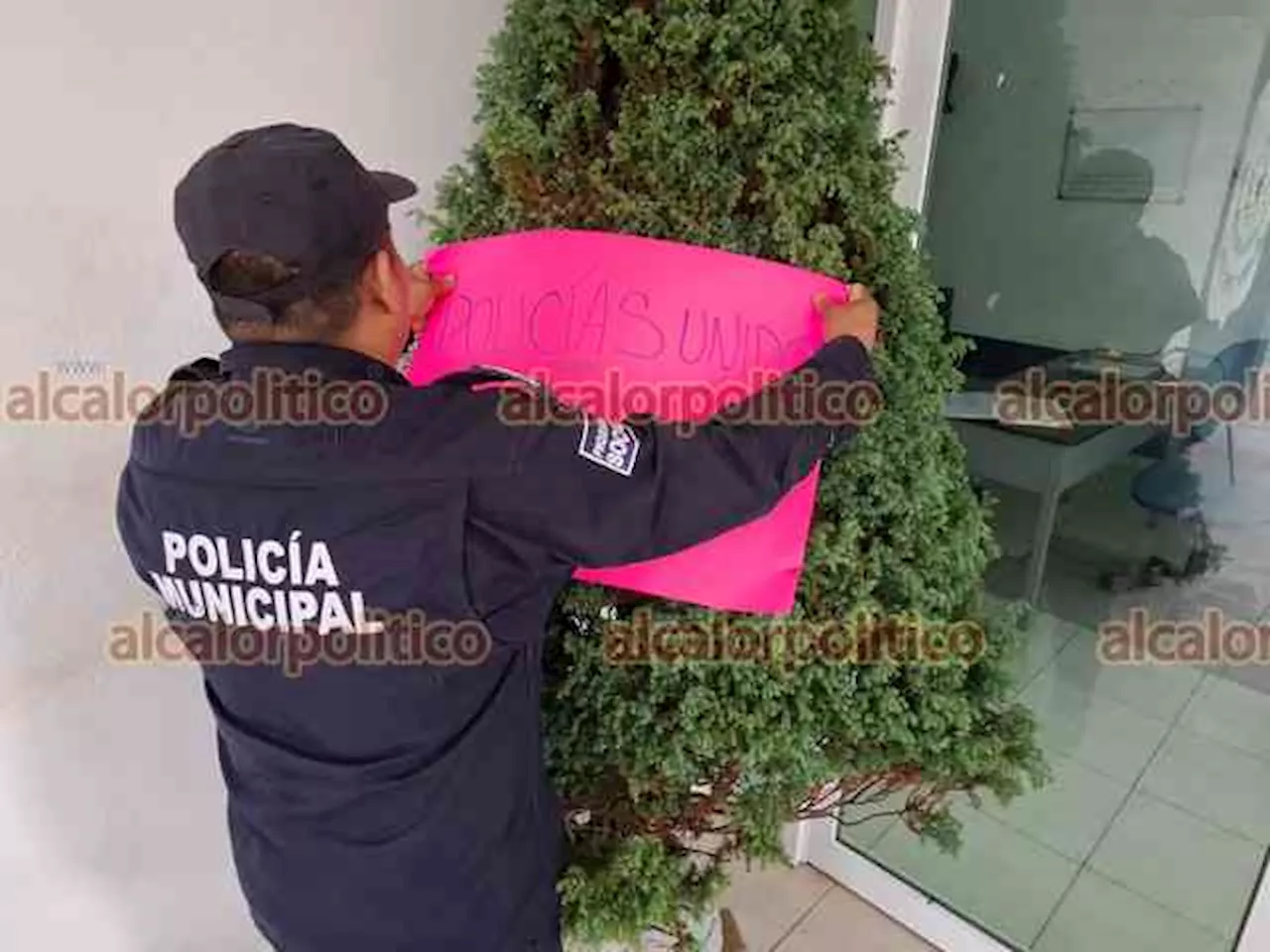 En paro Policía Municipal de Álamo; renuncia el director de Seguridad Pública