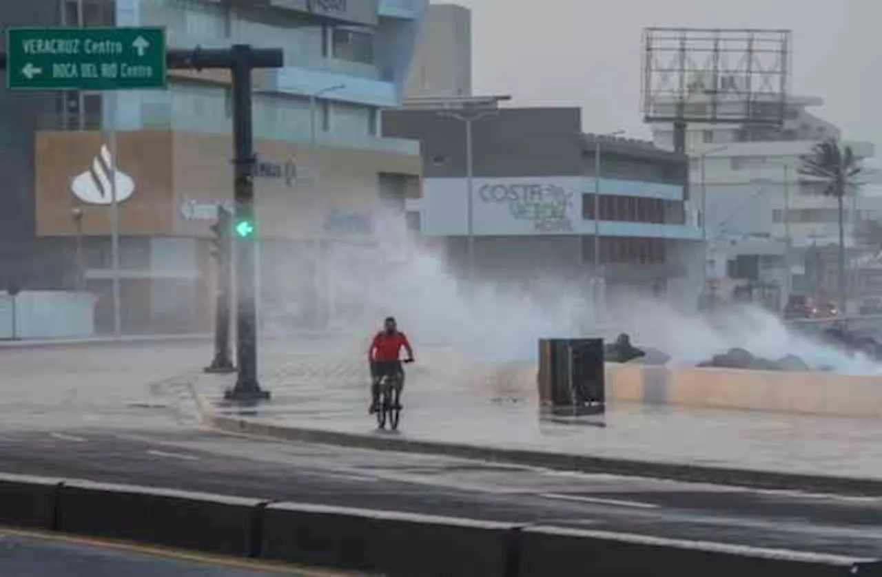 Habrá “nortazo” y descenso de temperatura el miércoles, en Veracruz