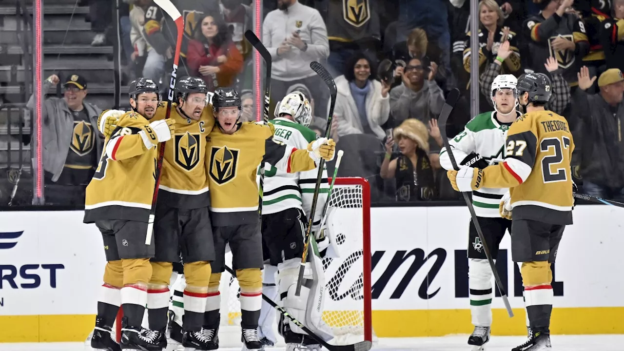 Golden Knights ride power play to 3-2 win over Stars in Mark Stone's return from injury