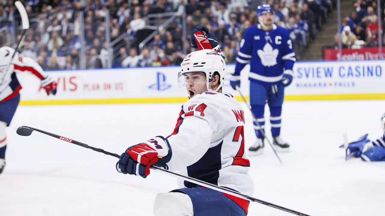 McMichael helps the Capitals beat the Maple Leafs 3-1 for franchise-record 8th straight road win