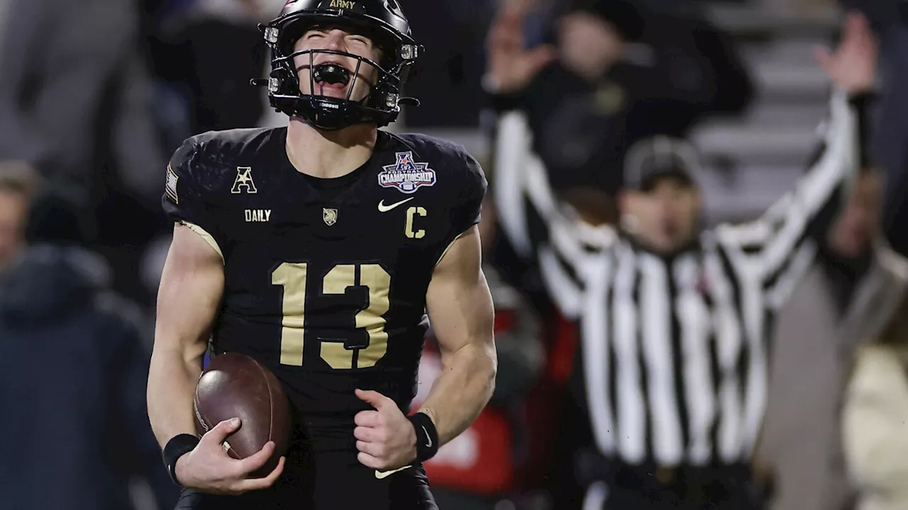 No. 24 Army wins AAC championship in first attempt as Daily runs for 4 TDs in 35-14 win over Tulane