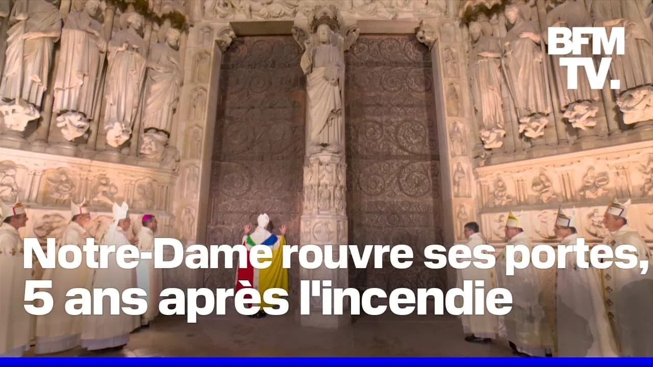 Les images historiques des cloches de Notre Dame de Paris qui résonnent à nouveau cinq ans après l’incendie