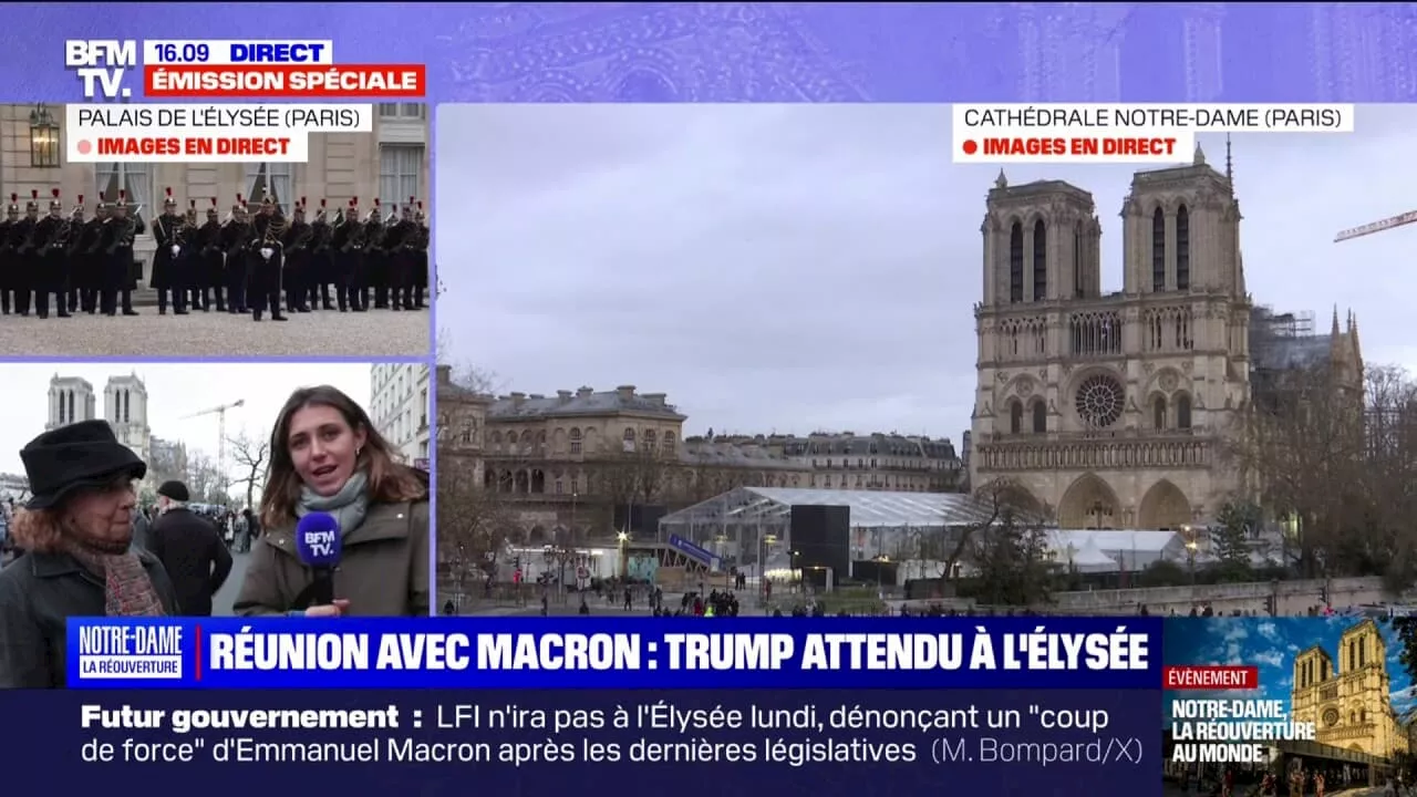 'Pour moi, c'est un symbole de Paris et un symbole de la France': les touristes étrangers sont également venus assister à la réouverture de Notre-Dame de Paris