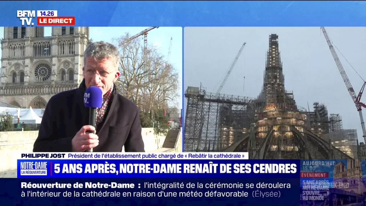 Réouverture de Notre-Dame: 'On donne vraiment à voir une cathédrale telle qu'on ne l'a jamais vue'