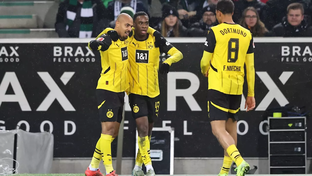 1. Bundesliga: Schiri-Glück und Cucurella-Hand retten BVB in Gladbach