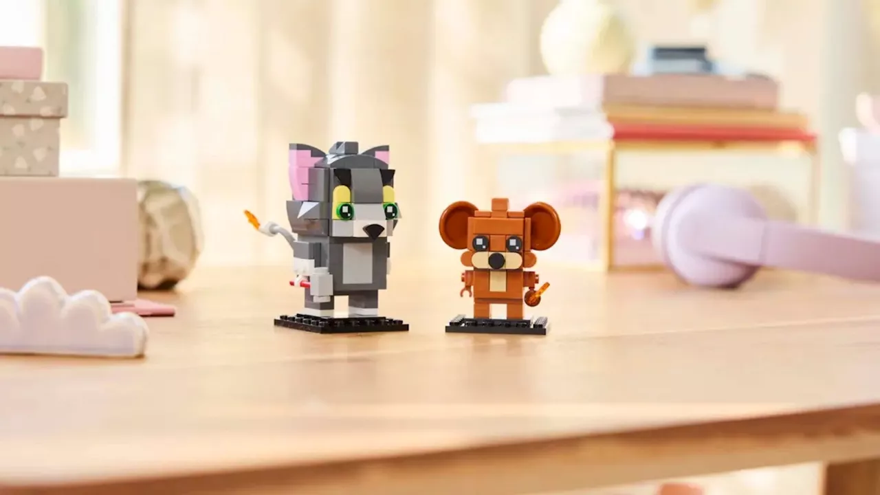 Tom and Jerry Bring Their Rivalry to LEGO with New BrickHeadz Set 