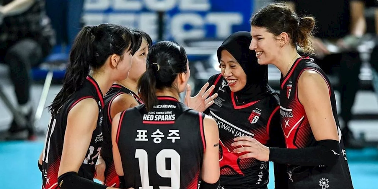 Hasil Korean V League 2024/25: Duet Megawati - Bukilic Kembali Bawa Red Sparks Kalahkan HI Pass