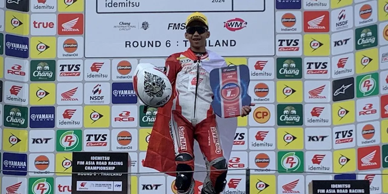 Menangkan Race Pertama ARRC Thailand 2024, Kiandra Ramadipha: Alhamdulilah, Kado untuk Ulang Tahun Saya!