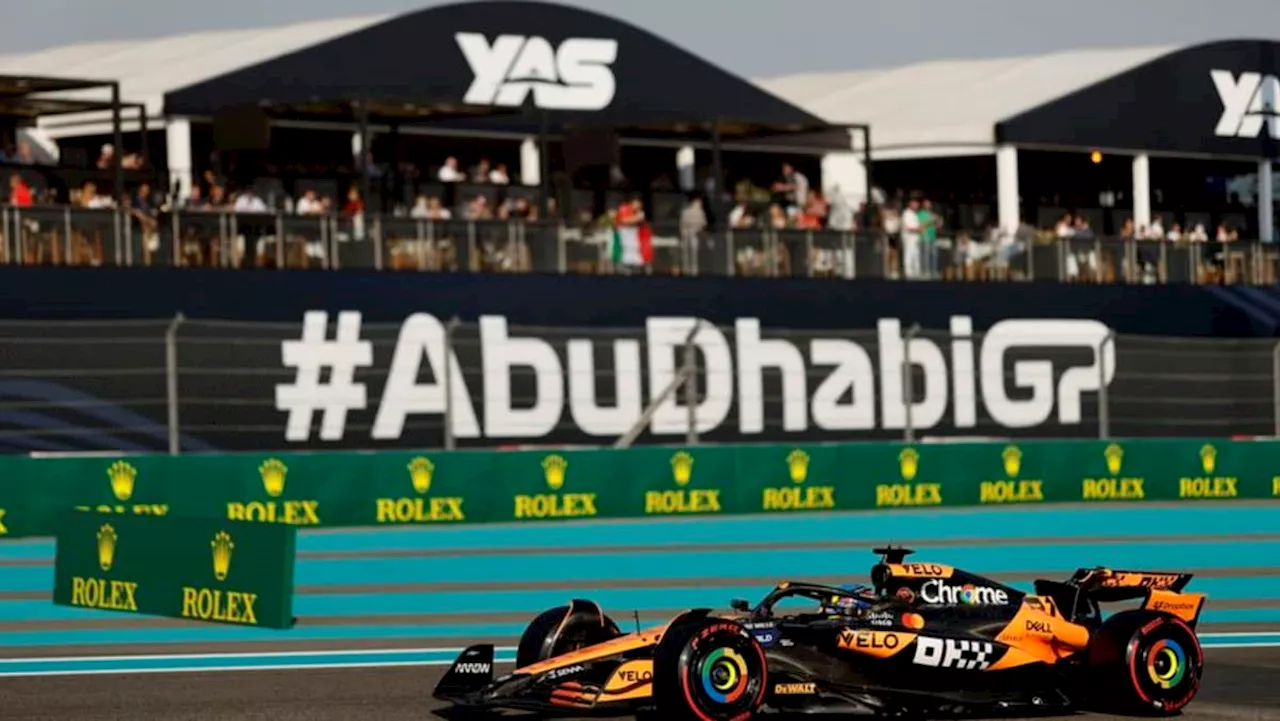 Piastri leads McLaren one-two in season's final F1 practice