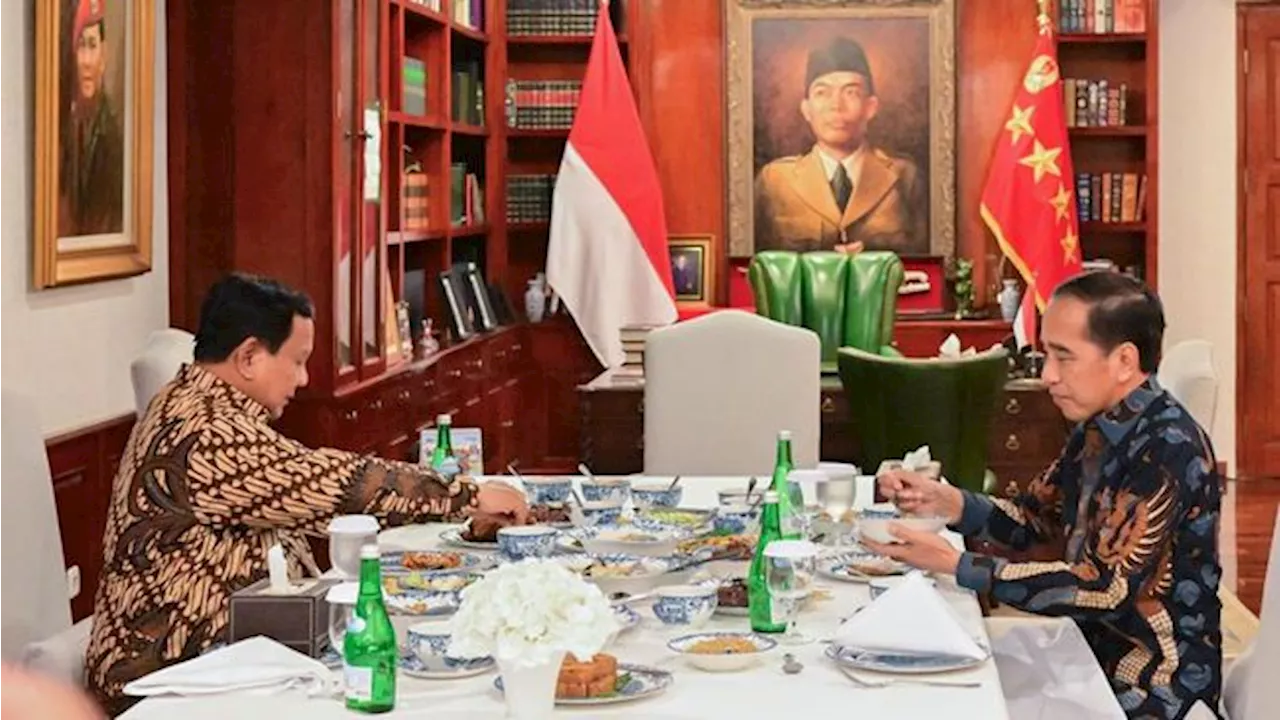 Momen Jokowi 'Kangen Bapak Presiden' Sowan Prabowo di Kertanegara