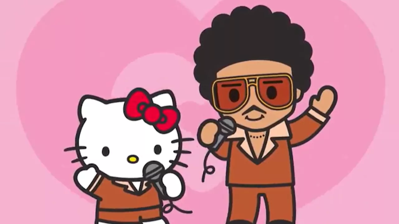 Hello Kitty anuncia nova coleção com Bruno Mars