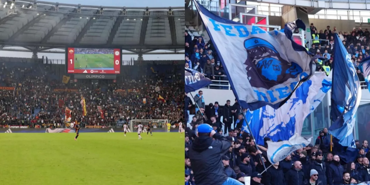 'Ultras, pugno duro del Casms: scatta il divieto di trasferta per i tifosi di Roma, Napoli, Atalanta e Como'