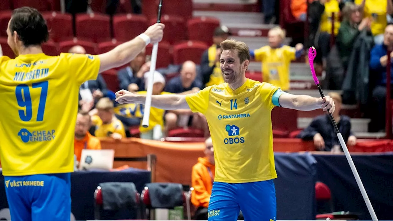 Sverige vann VM-premiären i innebandy