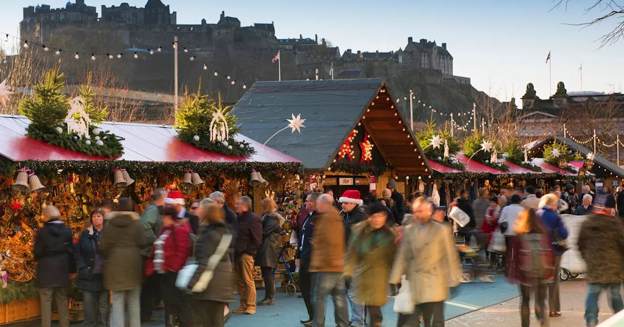 Locals all make same joke after watching viral Edinburgh Christmas market video