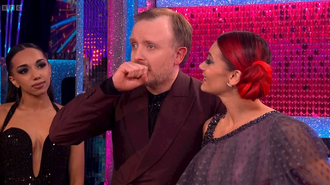 Strictly's Chris McCausland and Dianne Buswell struggle to hold back tears after emotional...