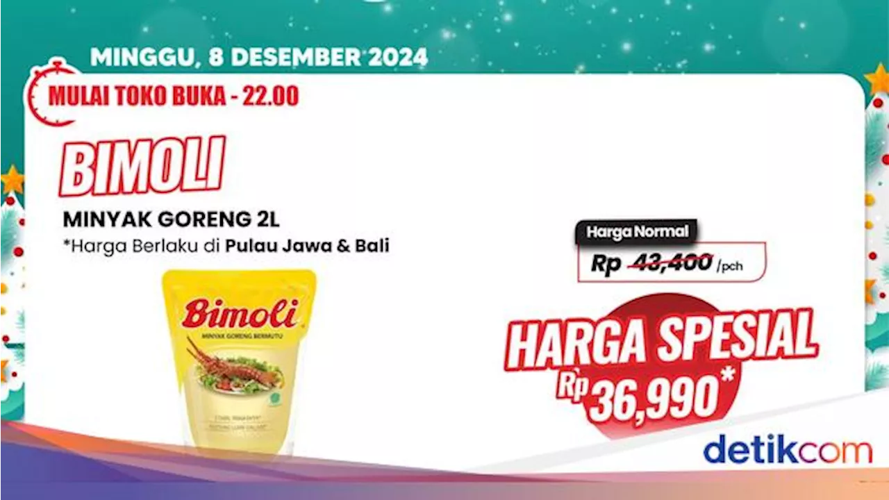 Transmart Full Day Sale! Minyak Goreng 2 Liter Rp 36.990