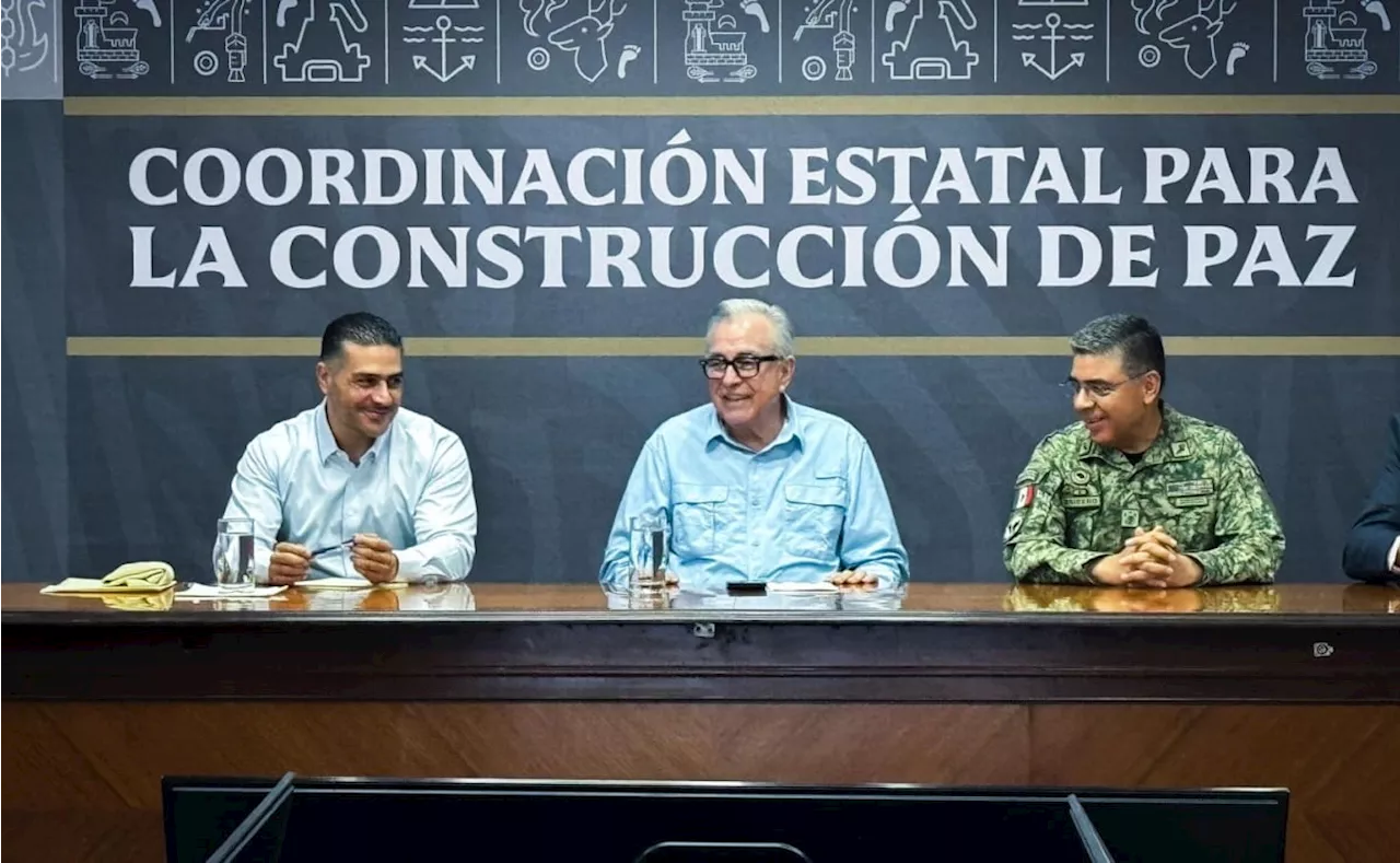 García Harfuch asiste a Mesa de Coordinación Estatal de Seguridad en Sinaloa; comparte resultados de operativos efectuados