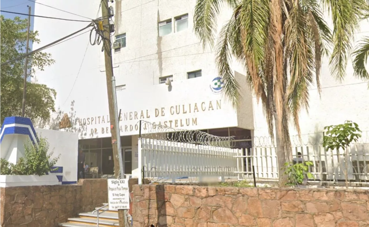 Reportan disparos dentro del Hospital General de Culiacán; policía se dispara por accidente en una pierna