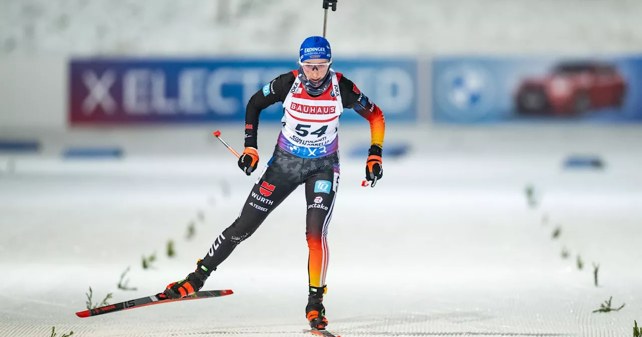 Sprint in Kontiolahti: Franziska Preuß schrammt hauchdünn am Podest vorbei - Julia Tannheimer in den Top sechs