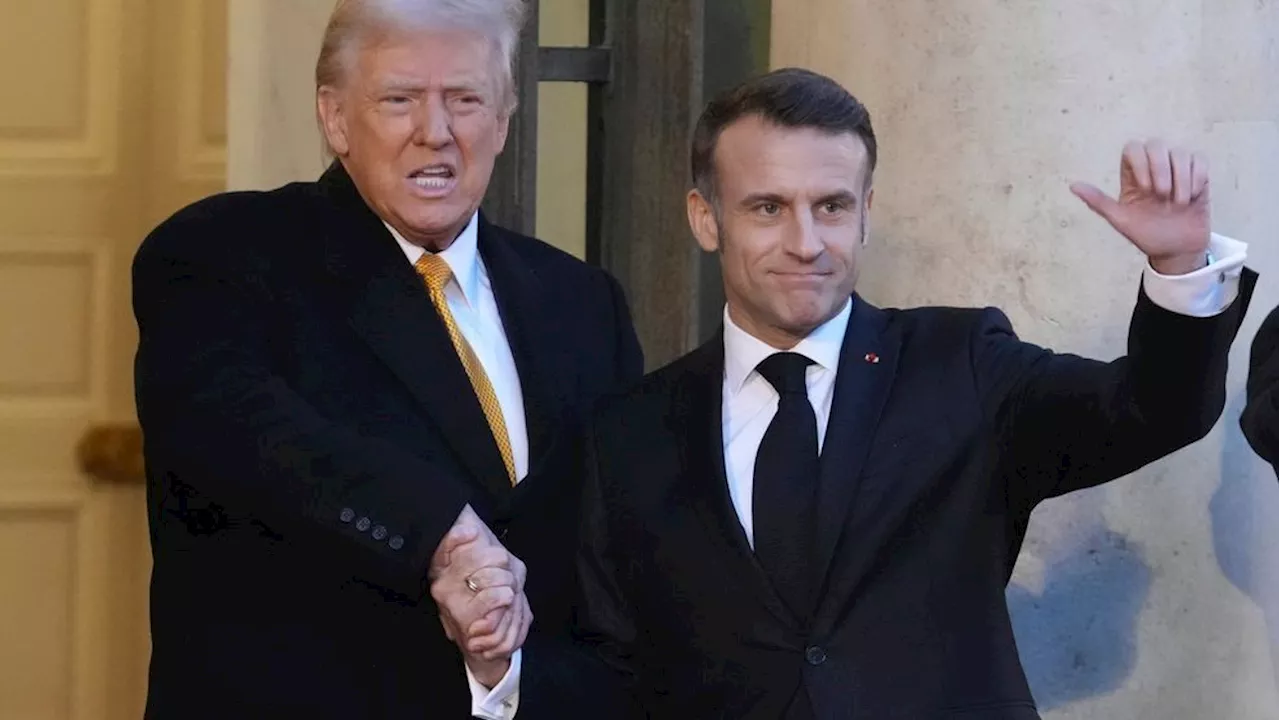 Trump and Macron reunite in Paris with pomp amid Notre Dame Cathedral reopening