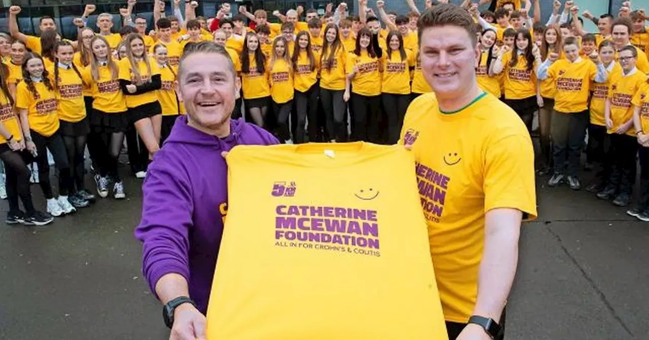 Cumbernauld pupils raise money for beloved teacher who died from Crohn's disease