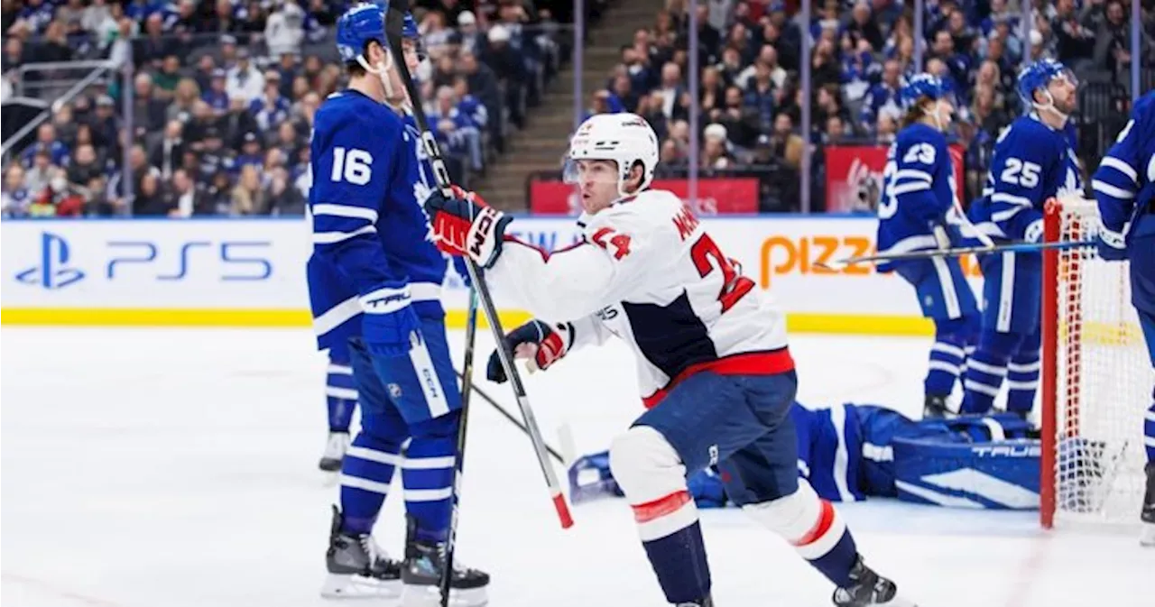 McMichael scores winner, Capitals down Maple Leafs