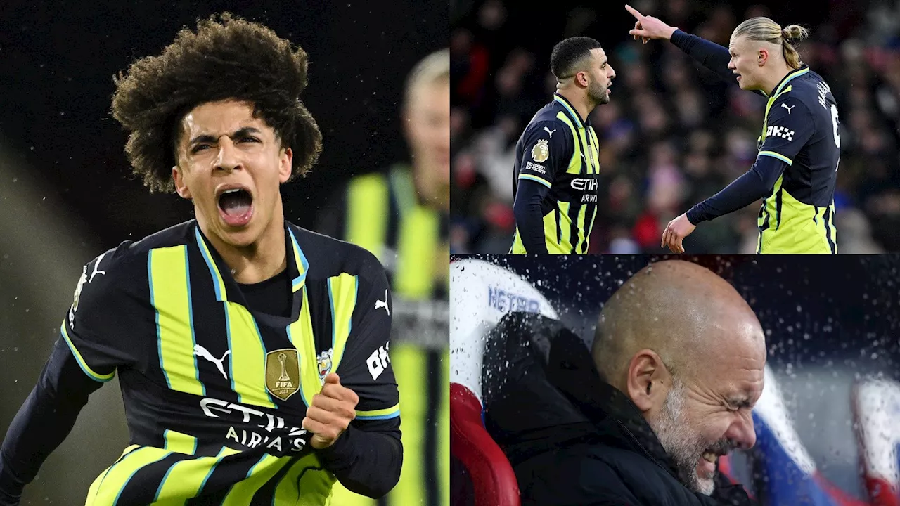 Man City player ratings vs Crystal Palace: What on earth's happened to Kyle Walker?! England full-back has a stinker as controversial Rico Lewis red card has Pep Guardiola spitting feathers