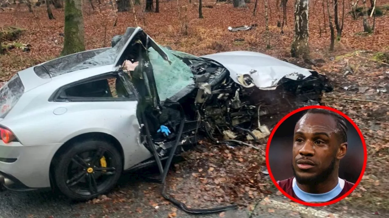 Michail Antonio, futbolista jamaicano del West Ham, sufre terrible accidente automovilístico