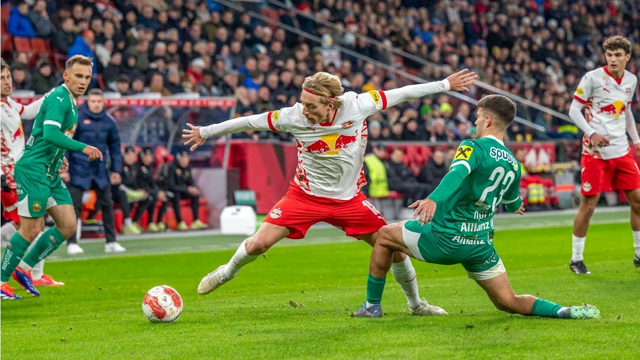  Heißes Topspiel! Rapid erkämpft wildes 2:2 in Salzburg