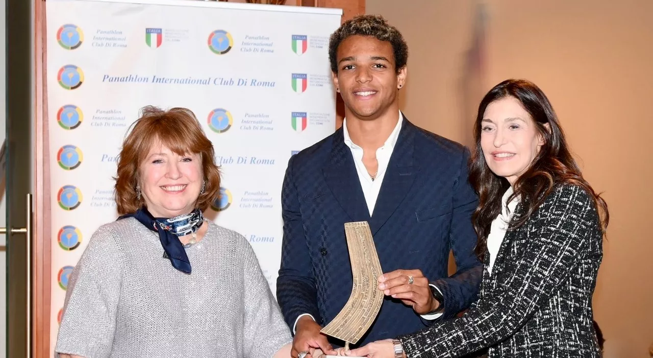 A Lorenzo Ndele Simonelli il «Premio Mennea 2024» del Panathlon International Club di Roma