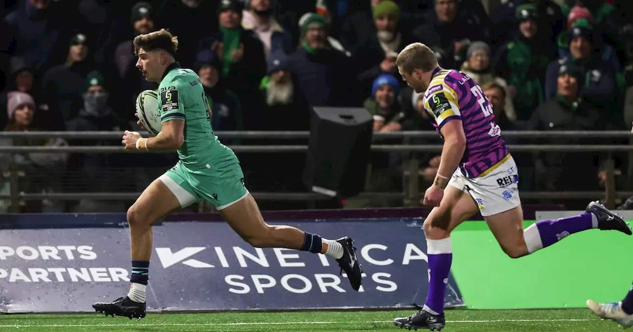 Connacht win emphatically against Zebre in Challenge Cup