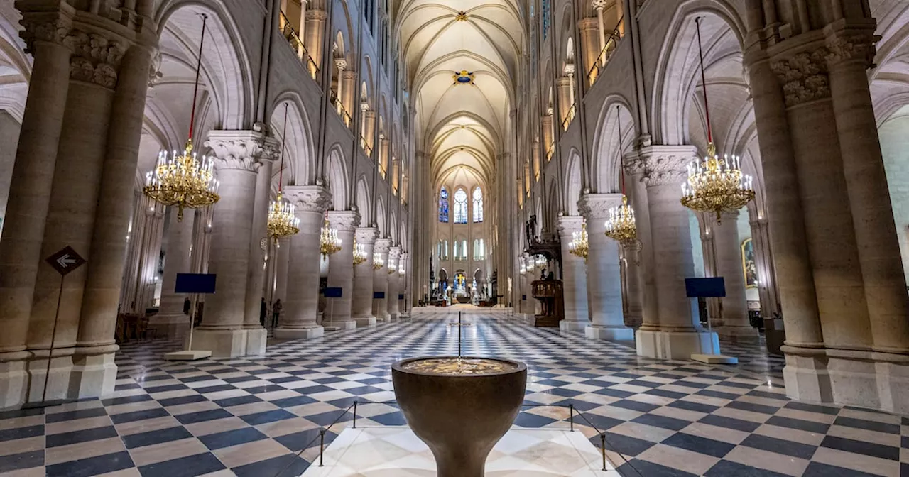 Contrast between the beauty of Notre Dame and the condition of France is stark