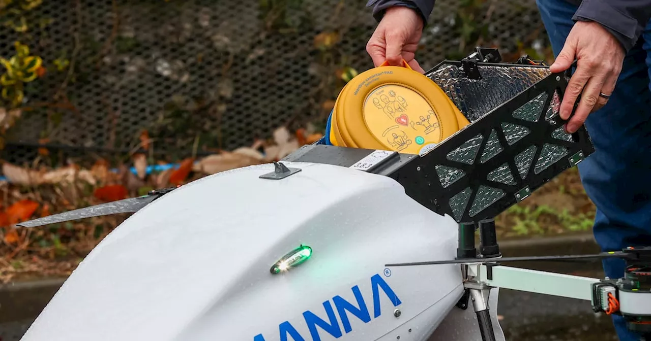 Simulation test using drones to deliver life-saving equipment is a success