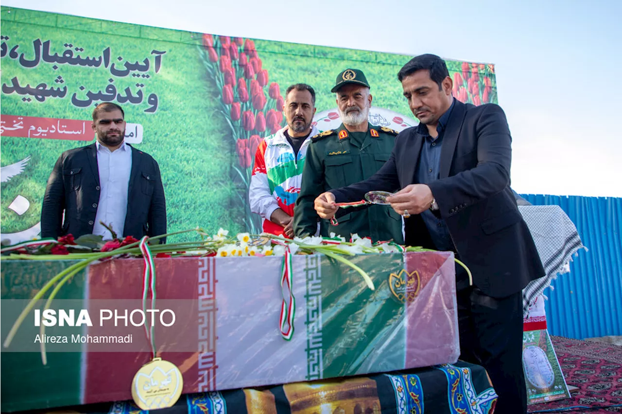 قدردانی بنی‌تمیم از استقبال باشکوه جامعه ورزش و جوانان خوزستان در برگزاری مراسم تشییع شهید گمنام