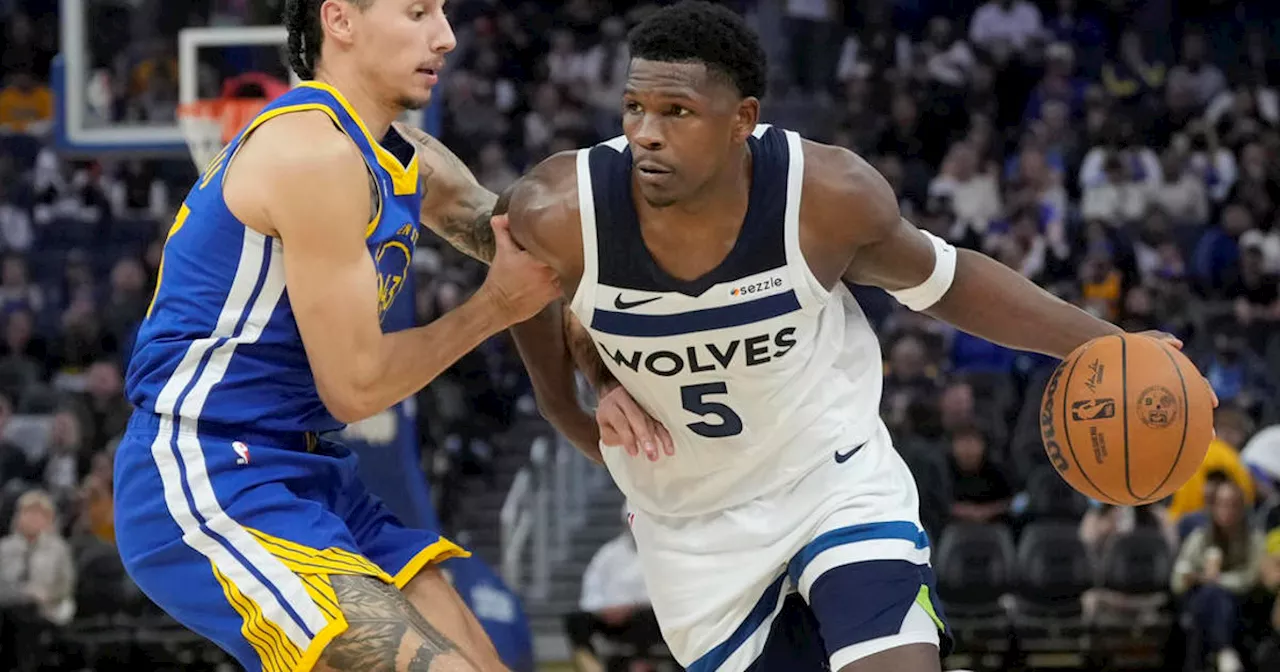 Warriors lose to Timberwolves 107-90 as Anthony Edwards gets 30