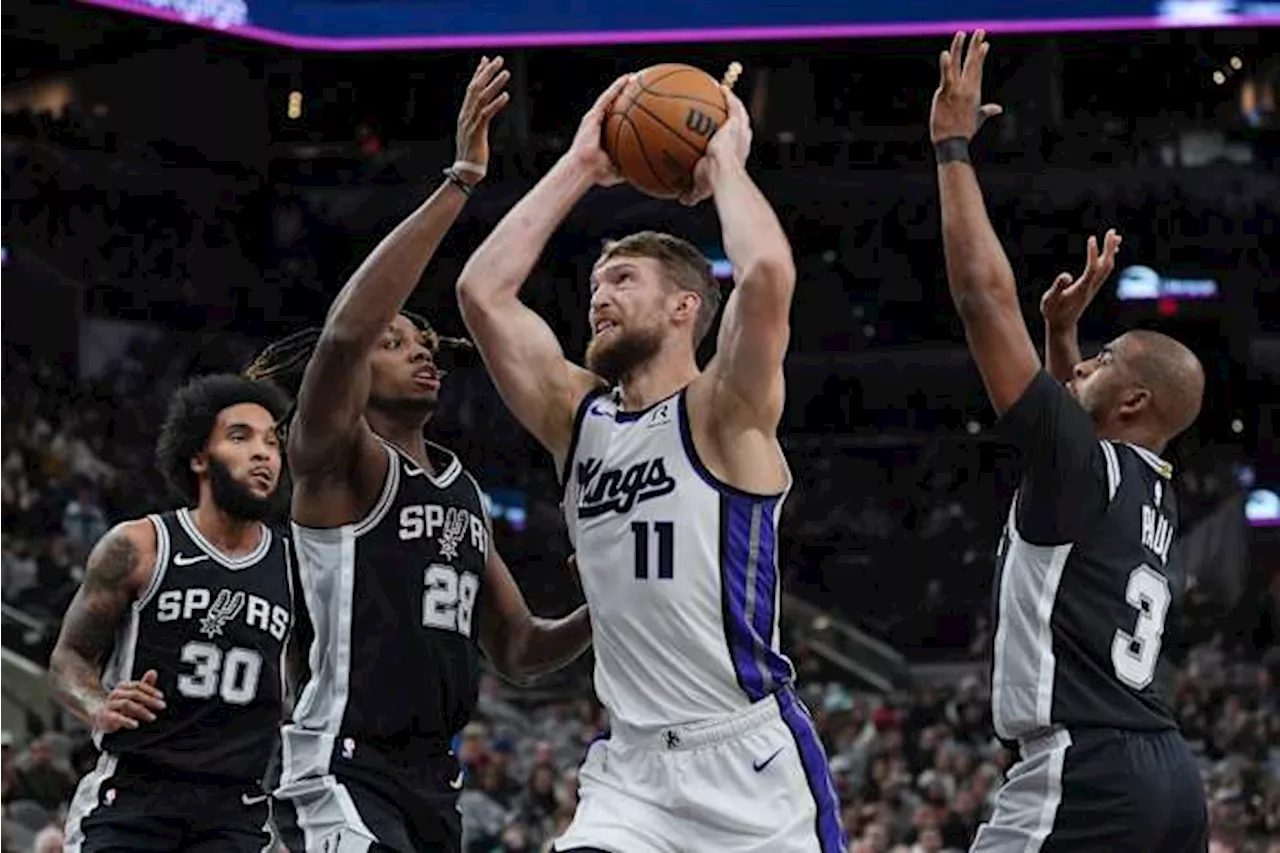 DeRozan, Sabonis help Kings rout Spurs 140-113, with Wembanyama sidelined by injury