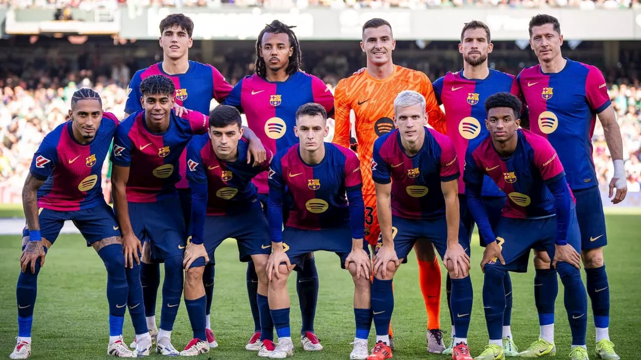 Jogador do Barcelona perde dente em campo durante partida da La Liga