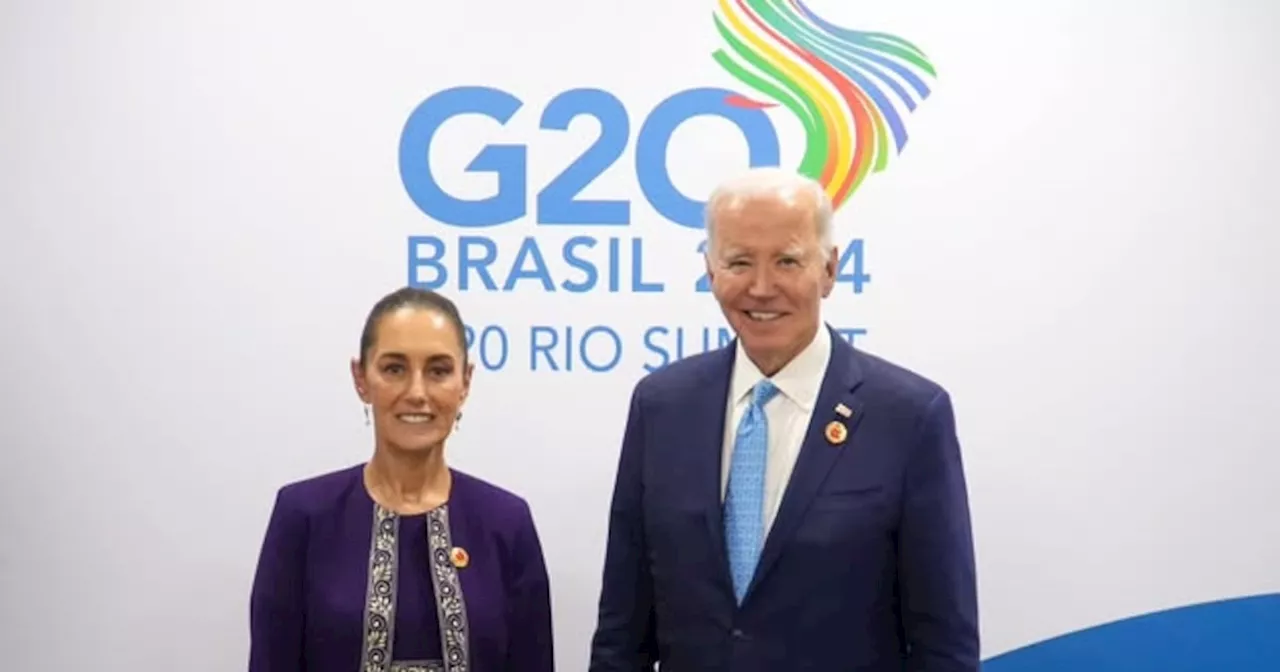 Joe Biden agradece a Claudia Sheinbaum por decomiso histórico de fentanilo