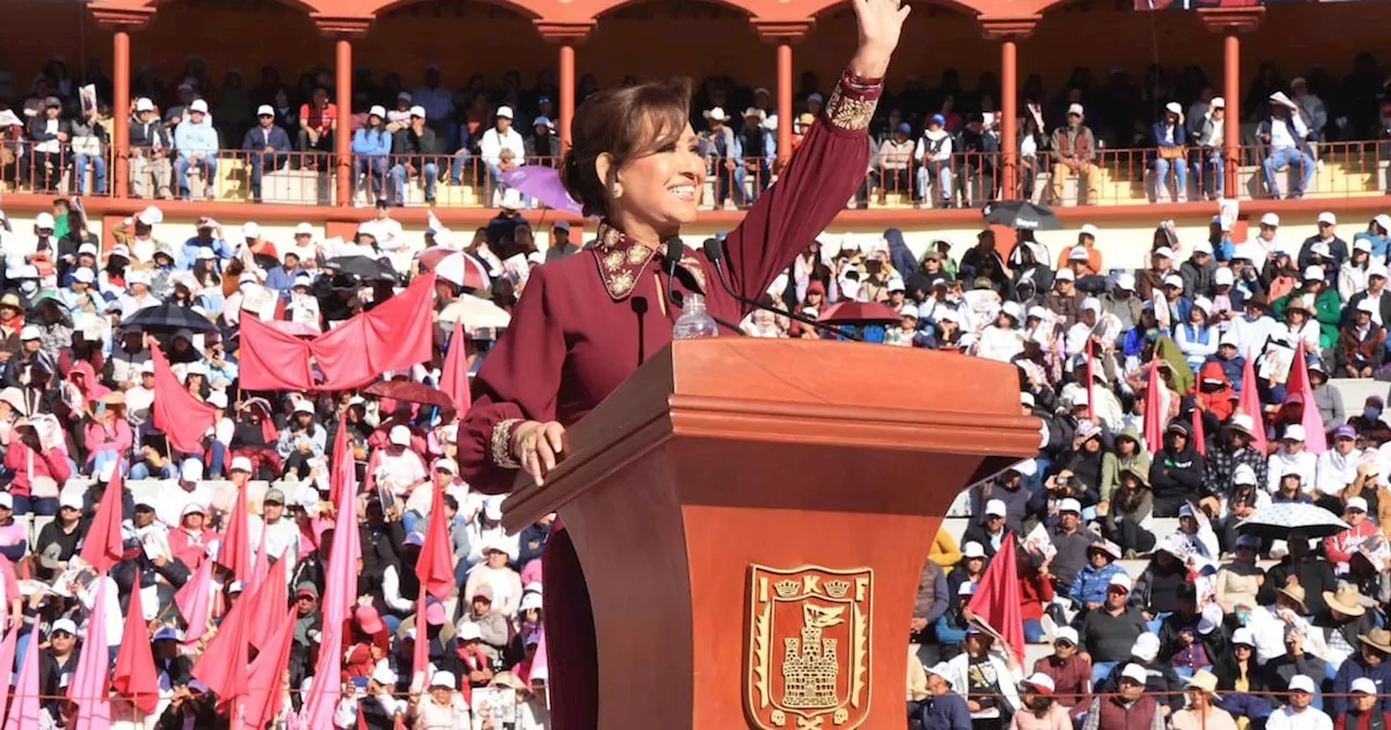 Reconoce Presidenta Claudia Sheinbaum logros a tres años de gobierno de Lorena Cuéllar en Tlaxcala