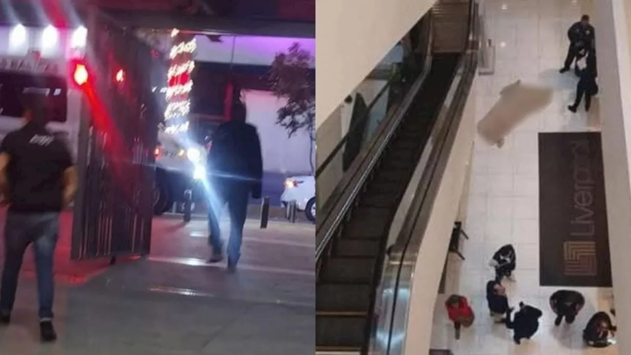 Muere mujer al caer del tercer piso de la Plaza Comercial Cosmopol de Coacalco