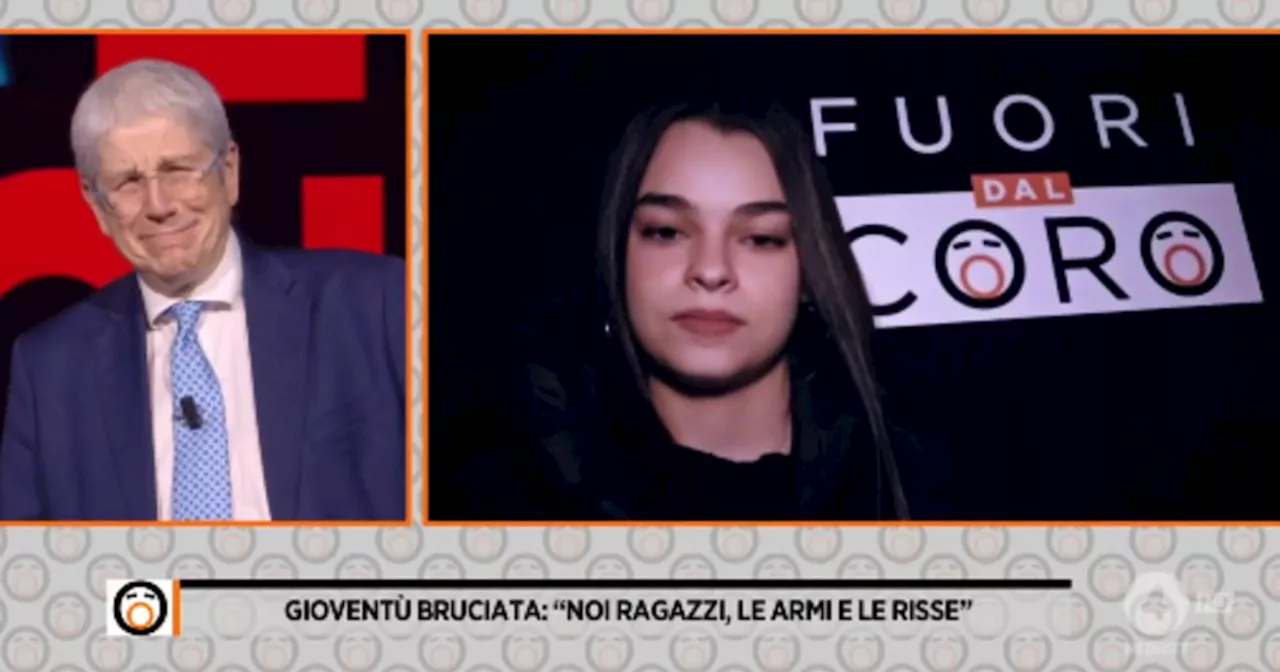 Fuori dal coro, la ragazzina che disgusta Mario Giordano: dove si spinge