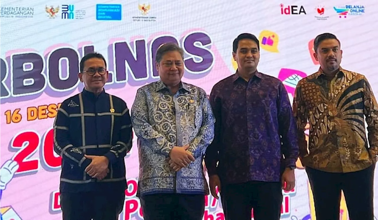 Airlangga Sebut Harbolnas 2024 Dongkrak Ekonomi Digital