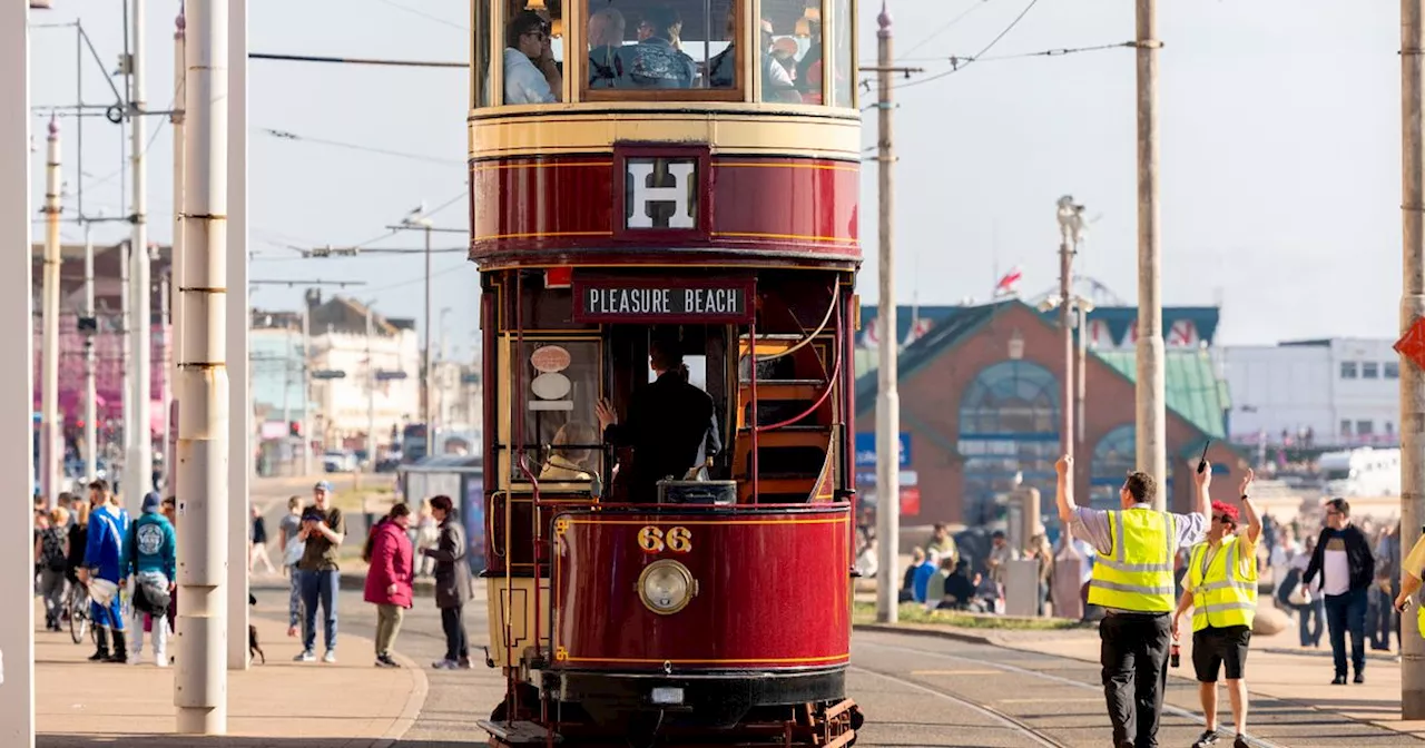 Blackpool's heritage trams suspended