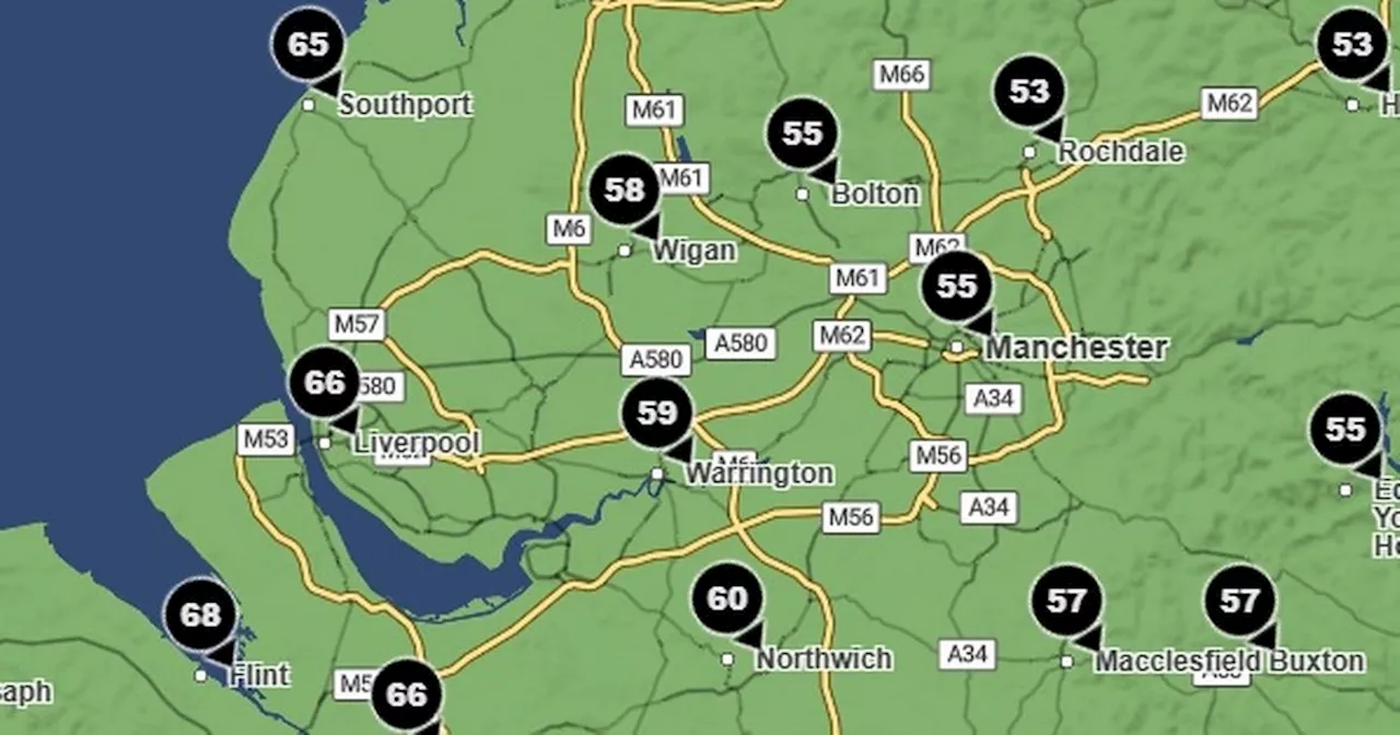 Hour-by-hour forecast for Greater Manchester as Storm Darragh sweeps across UK