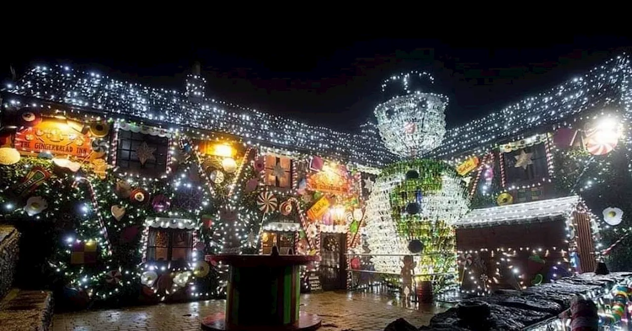 UK's 'most festive pub' with 55,000 lights and a snowman made of wine bottles