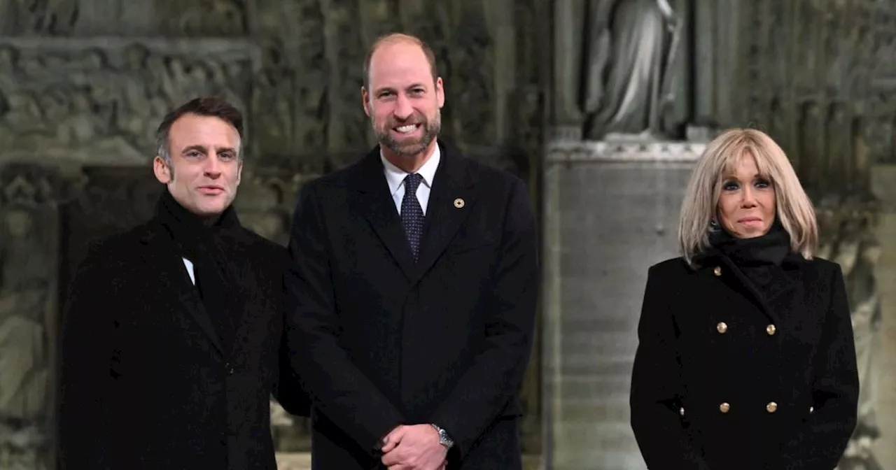 Prince William arrives at Notre Dame reopening ceremony alongside Donald Trump