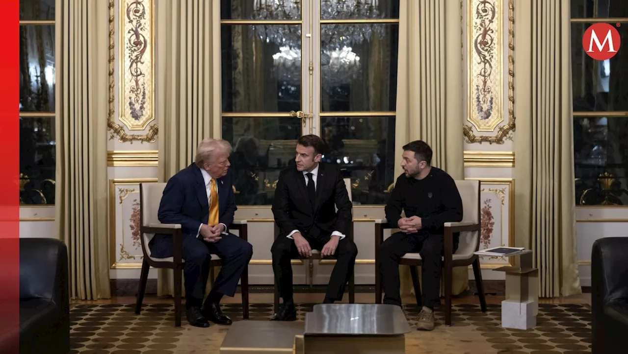 Macron califica como histórico reunir a Trump y Zelenski; les pide trabajar por la paz